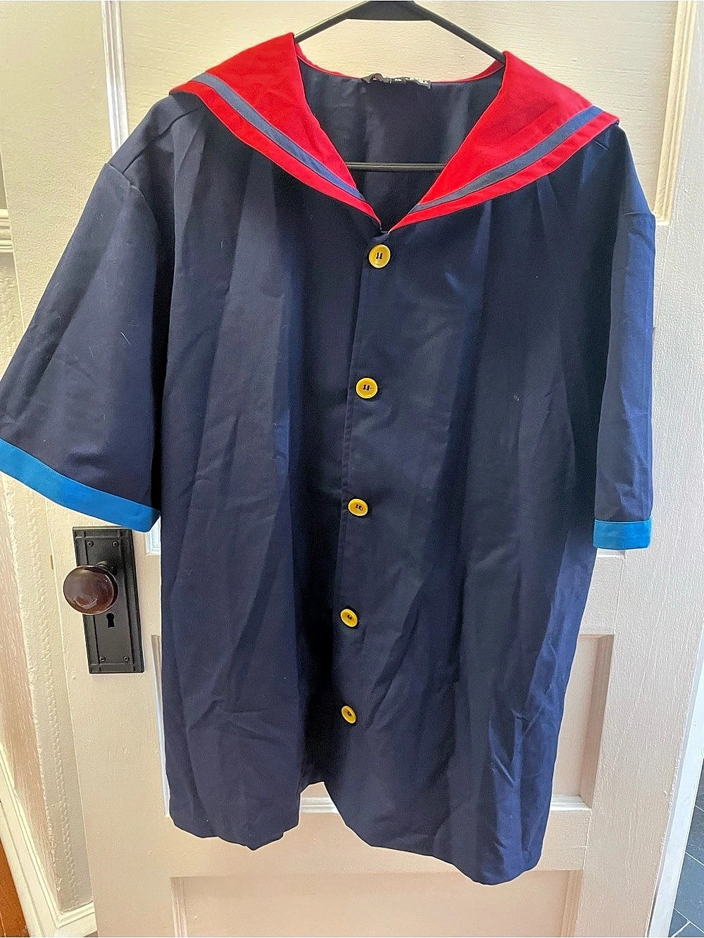 Sailor costume in Blue & Red Size XL